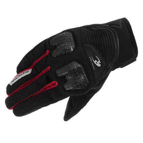 GK-2503 3D MESH PROTECT GLV BK.RD S i:06-2503/BKRD/S
