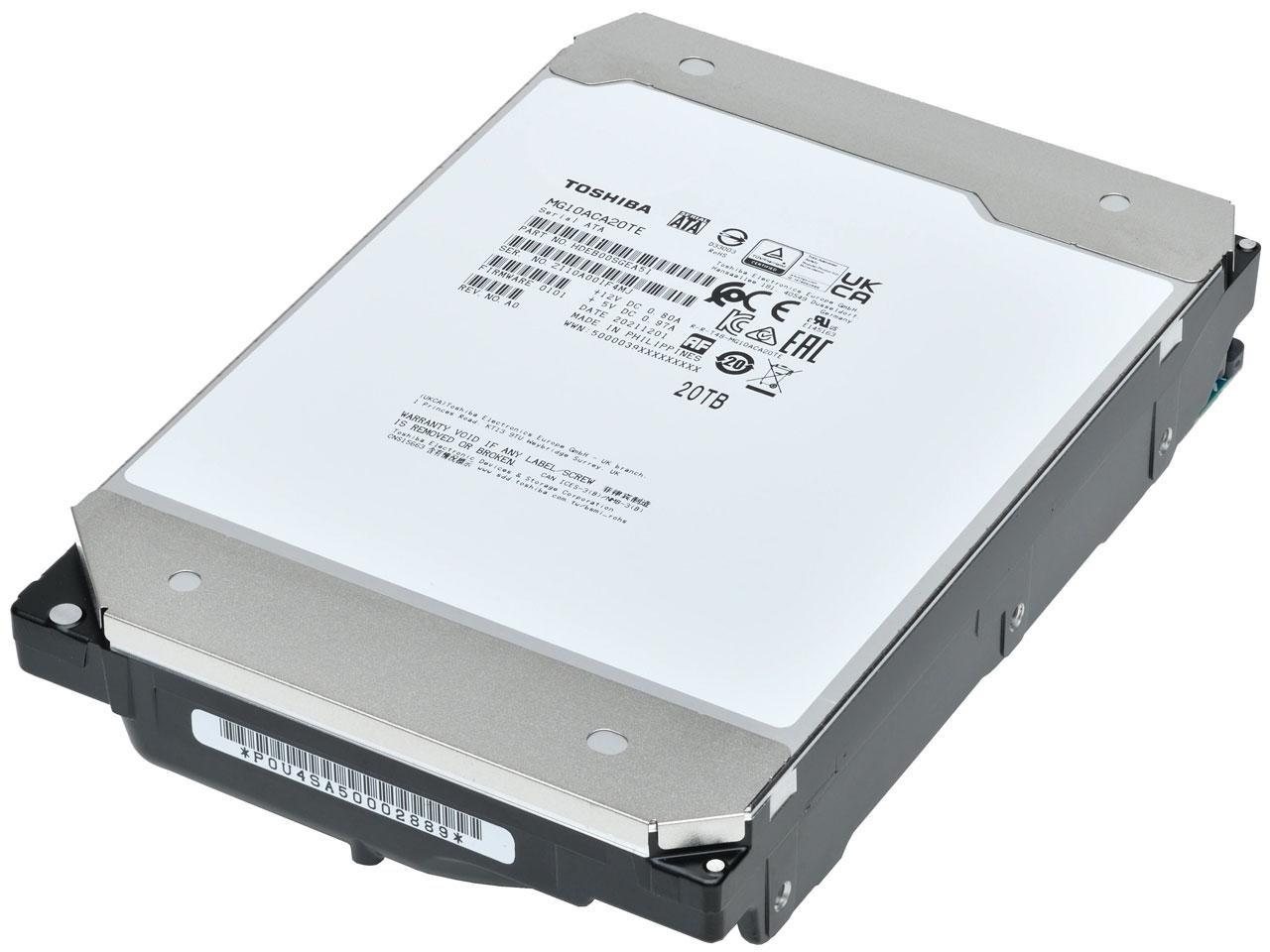 3.5C`HDD / 20TB / 7200rpm / MGV[Y MG10ACA20TE