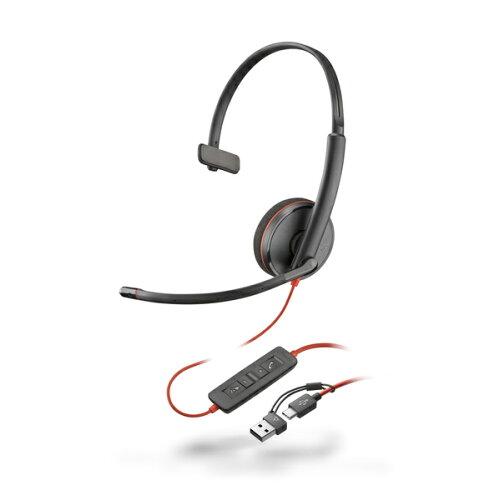 Poly Blackwire 3210 Mono USB-C +C/A(8X214AA)