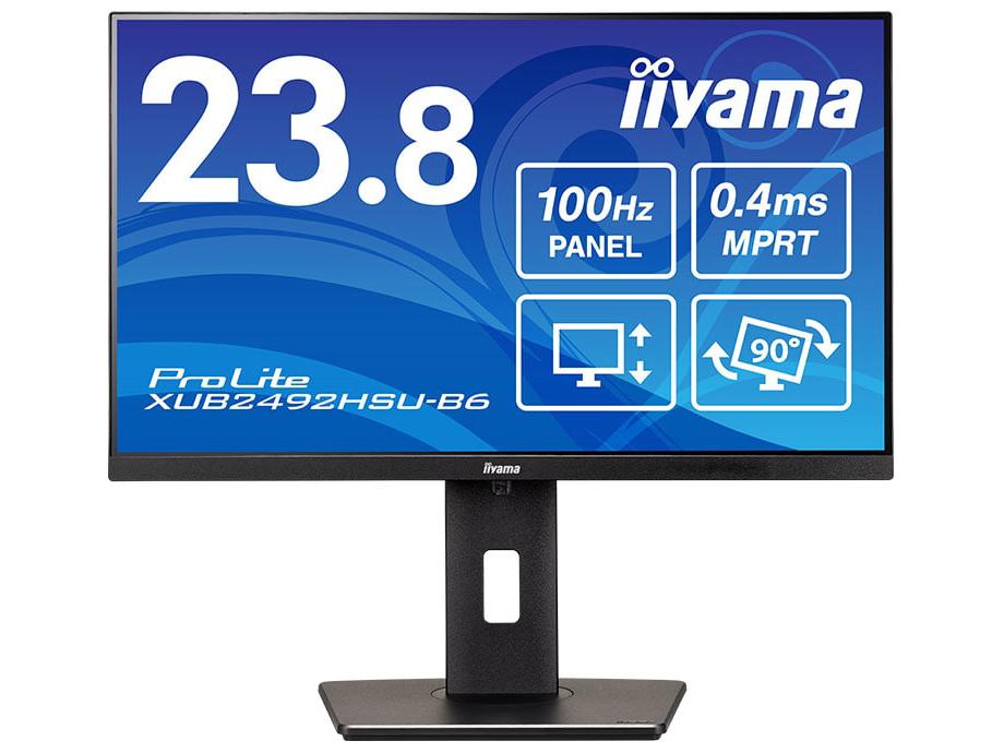XUB2492HSU-B6 23.8^ tfBXvC IPS/~/] 1920~1080 Xs[J[ DisplayPort HDMI ubNn