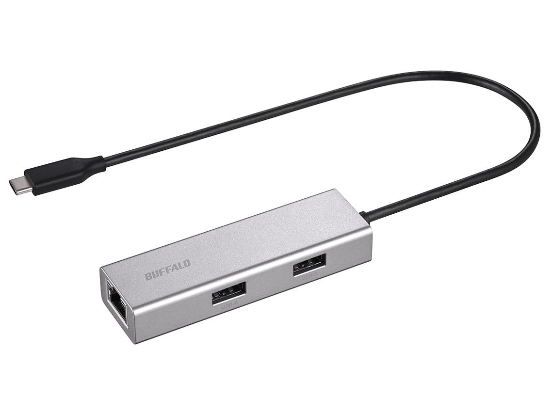 GigaΉ USB-Cڑ LANA_v^[nut Vo[(LUD-U3-CU101SV)
