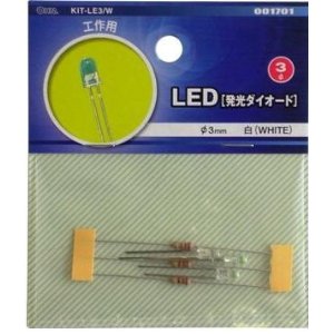 LED 3mm 3 OHM I[d@