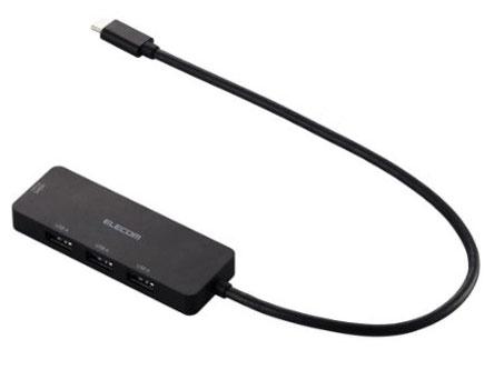 USBHUB/USB-C/USB-A~3/HDMI~1/30cm/ubN(U3H-MH3006BBK)