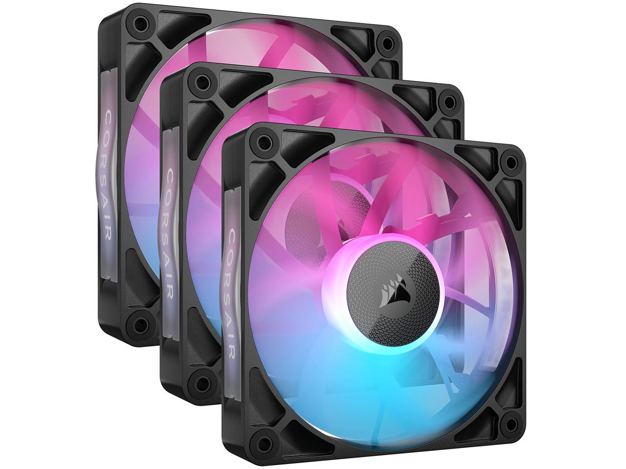 CO9051018WW P[Xt@x3 [120mm /2100RPM]+Rg[[ iCUE LINK RX120 RGB Triple Fan Kit ubN CO-9051018-WW