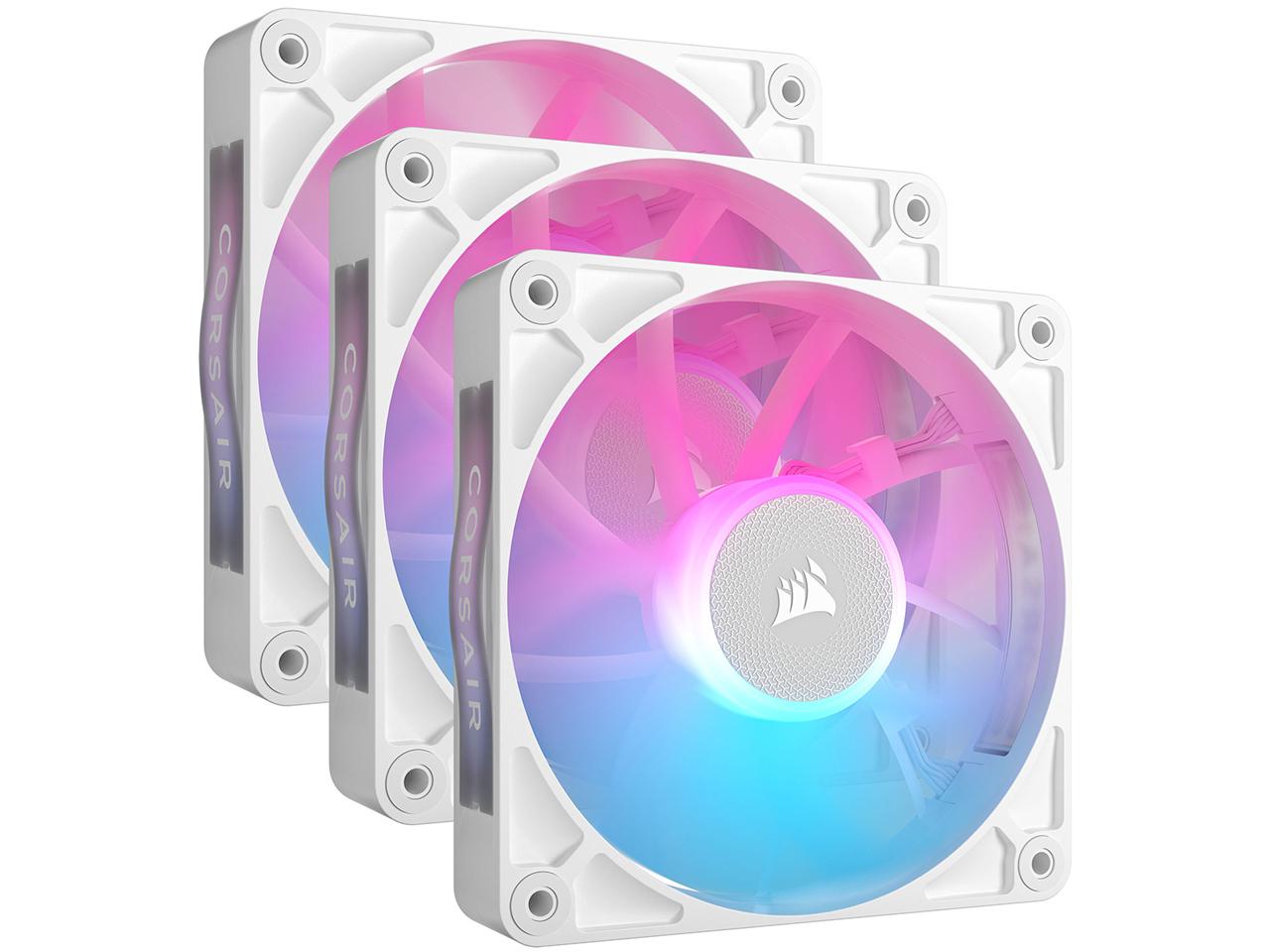 CO9051022WW P[Xt@x3 [120mm /2100RPM]+Rg[[ iCUE LINK RX120 RGB WHITE Triple Fan Kit zCg CO-9051022-WW