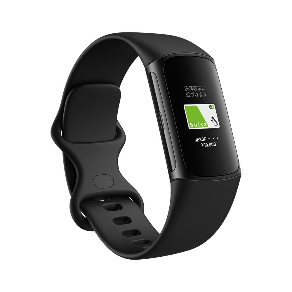 GA05183AP ySuicaΉztBbglXgbJ[ GPS Fitbit Charge 6(tBbgrbg `[W 6) Obsidian Band / Black Aluminum Case GA05183-AP