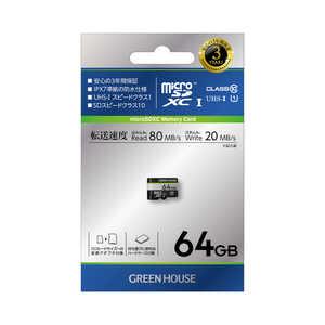 GHSDMCUA64G microSDHCJ[h64GB(A_v^t) UHS-I NX10 GH-SDM-CUA64G [Class10 /64GB]