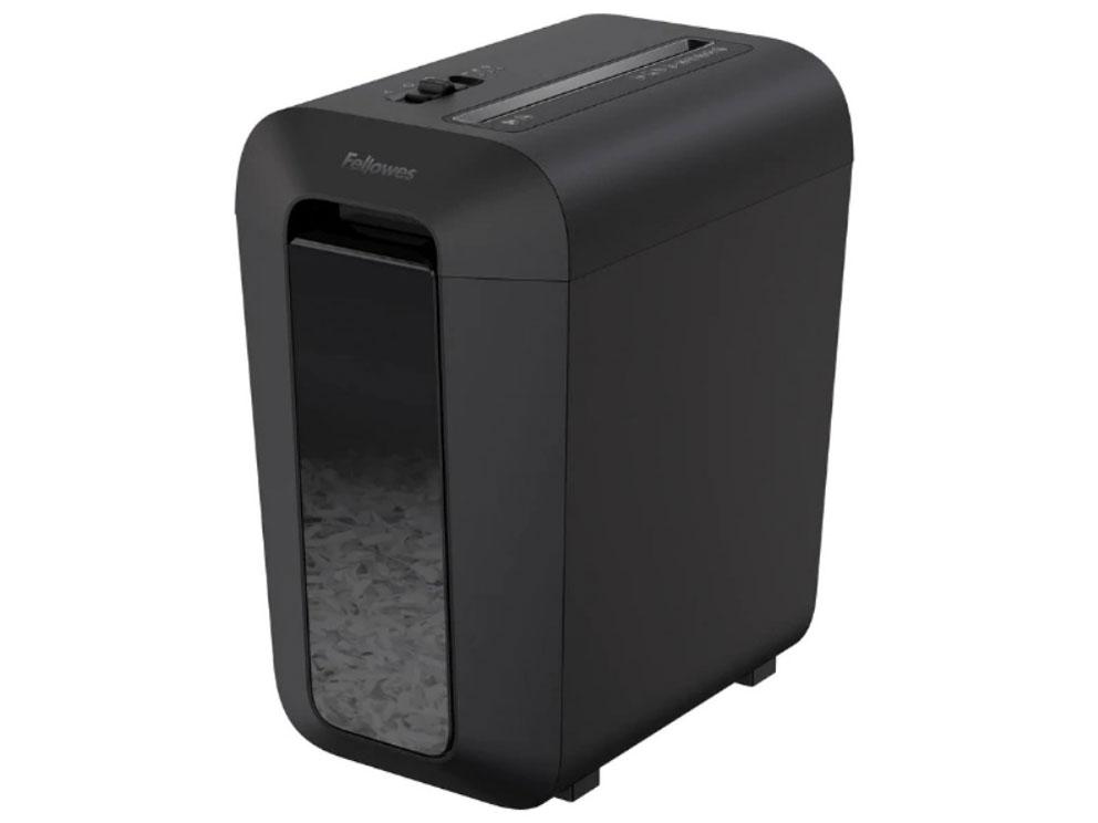 LX65-R 電動コンパクトシュレッダー クロスカット 最大幅:A4 最大枚数:10枚以下 21L～30L ホッチキス可 ブラック