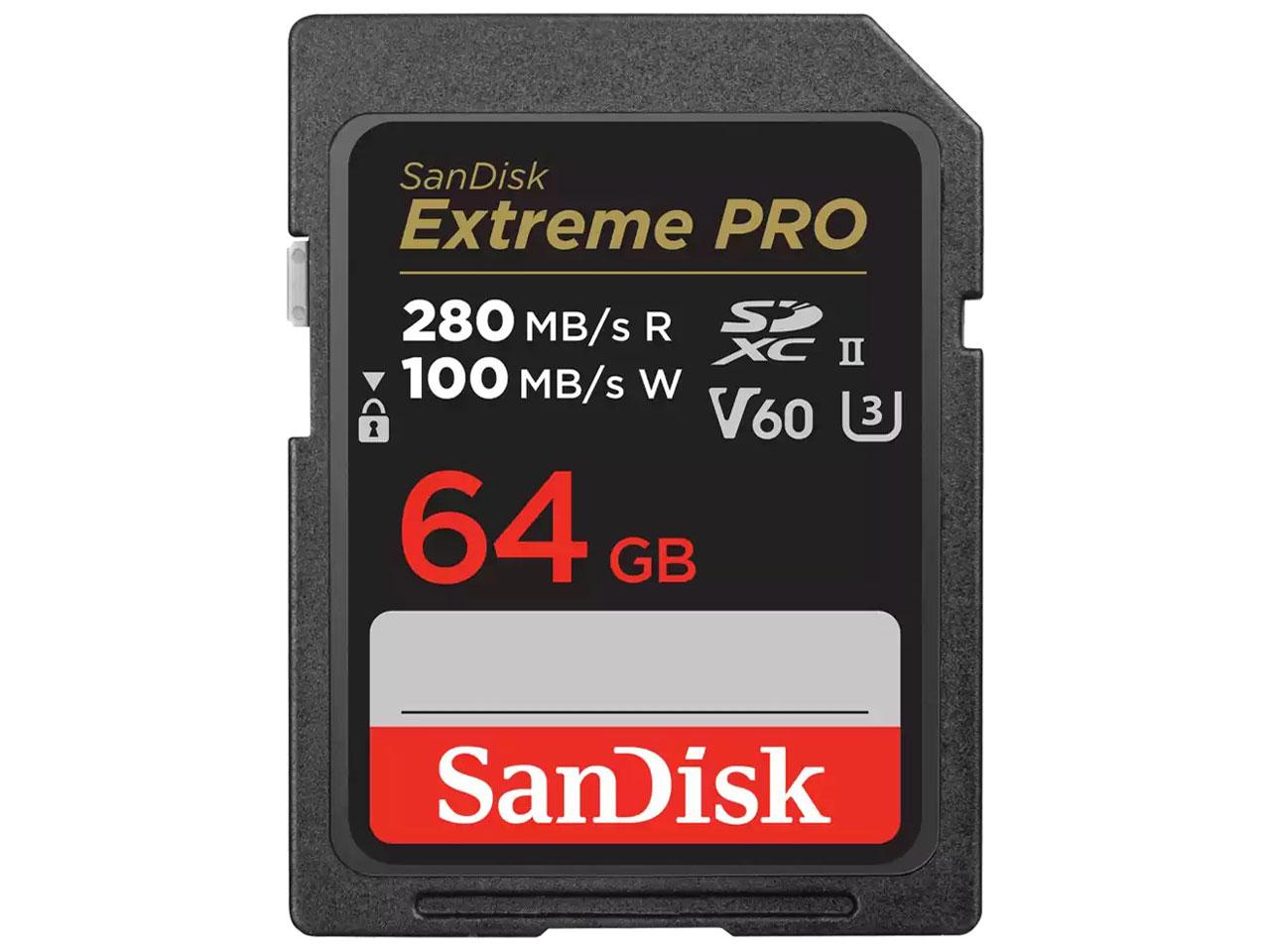 SDSDXEP064GJNJIP SanDisk Extreme PRO UHS-II V60 SDSDXEP-064G-JNJIP [Class10 /64GB]