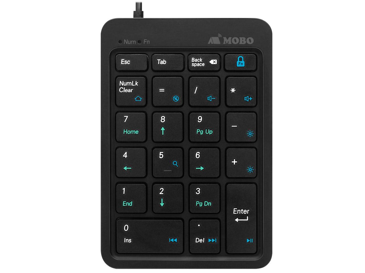 AMNPW22BK eL[ TenkeyPad 2 Wired(Mac/Windows11Ή) ubN AM-NPW22-BK [L /USB]