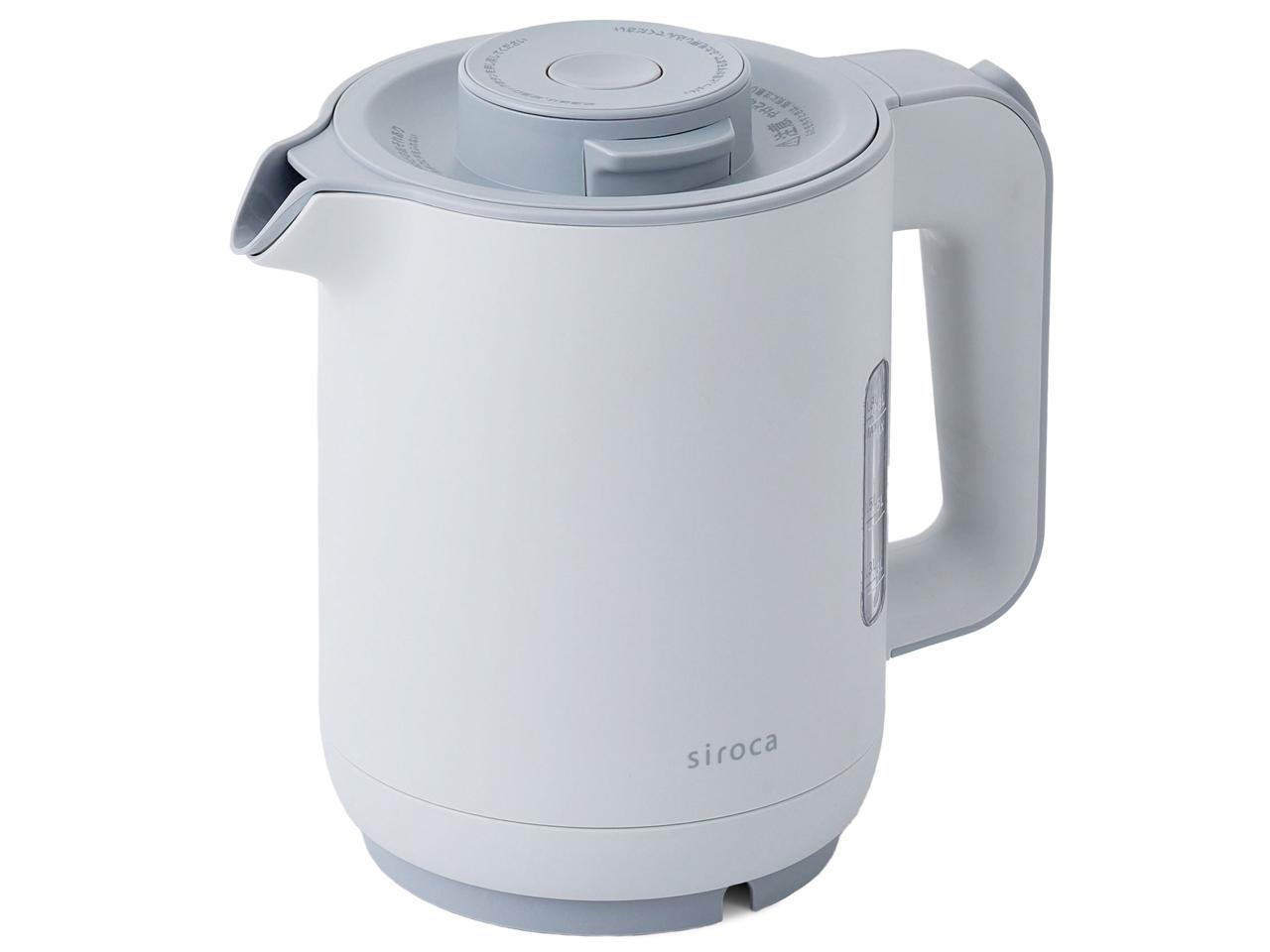SKA151 蒸気セーブ電気ケトル  グレー SK-A151H [0.8L]