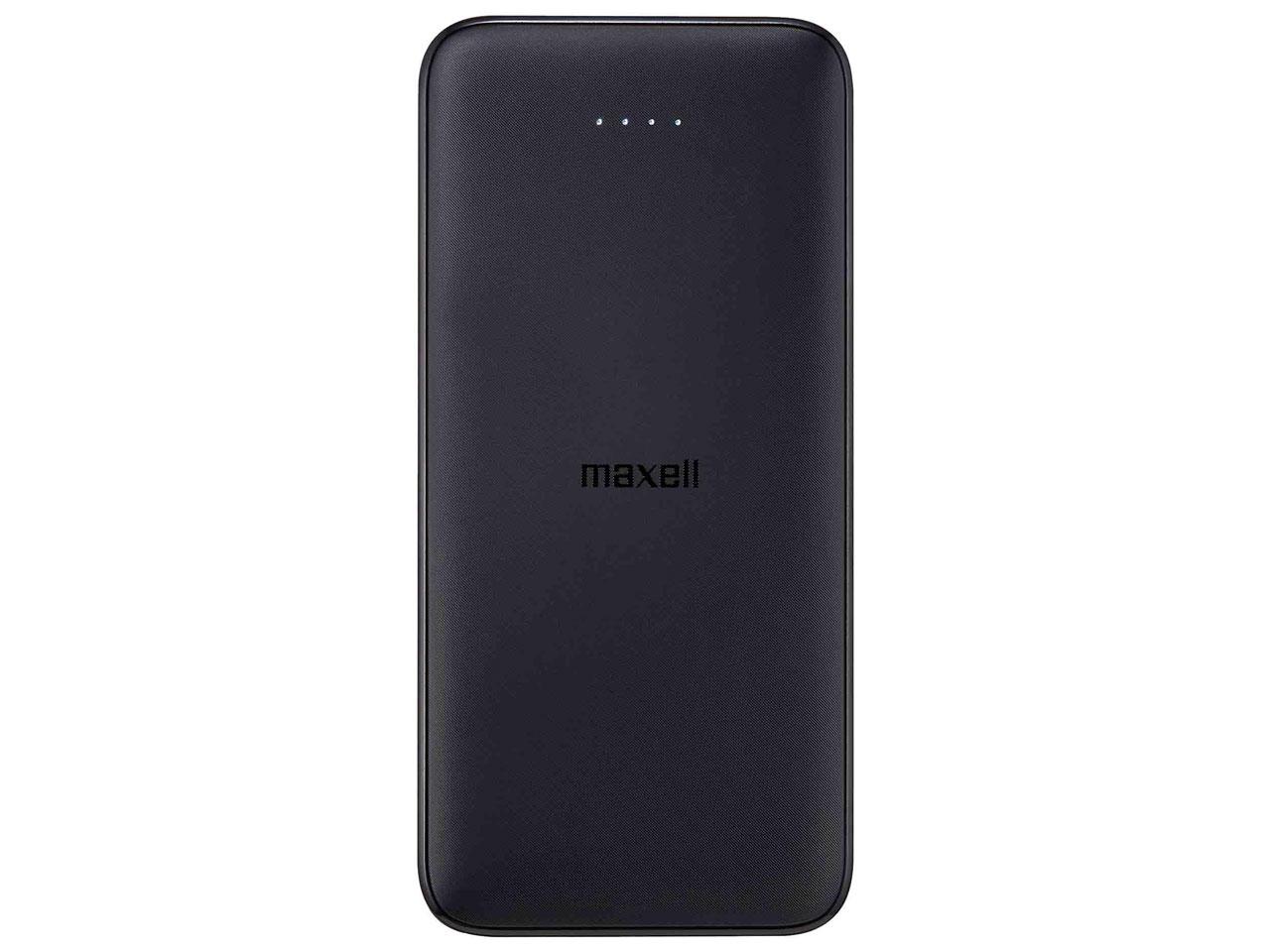 MPCCE10000 モバイルバッテリー 薄型大容量 10,000mAh MPC-CE10000 BK 付属ケーブル長: 約20cm 付属ケーブル:A to Type-C  ブラック