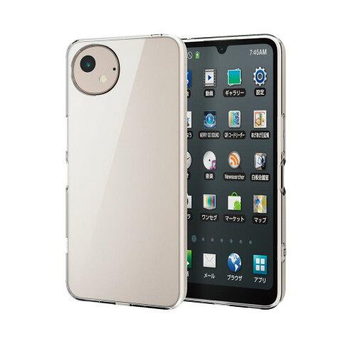 PMS241HVCKCR AQUOS wish4 SH-52E ケース ハイブリッド カバー 衝撃吸収 カメラレンズ保護設計 ストラップホール付  クリア PM-S241HVCKCR