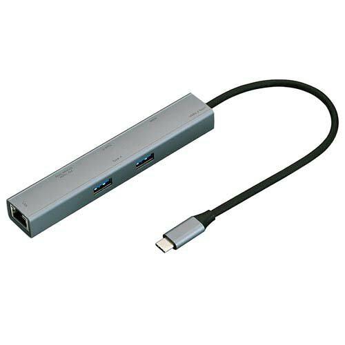 UDC07GY PDΉ Type-C 6in1 XhbLOXe[V [USB Power DeliveryΉ]