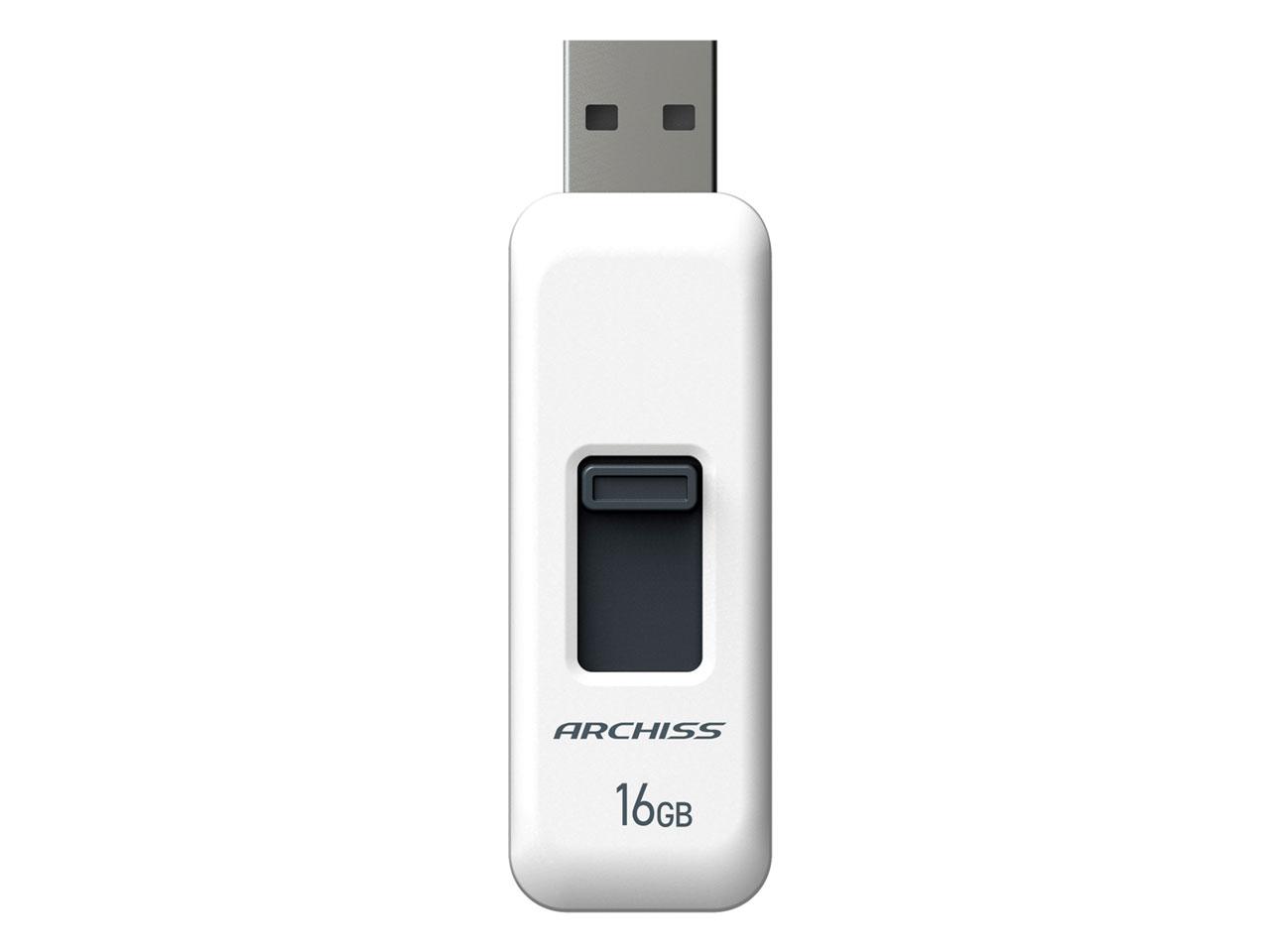 USBtbV USB2.0Ή 16GB(AS-016GU2-PSW)