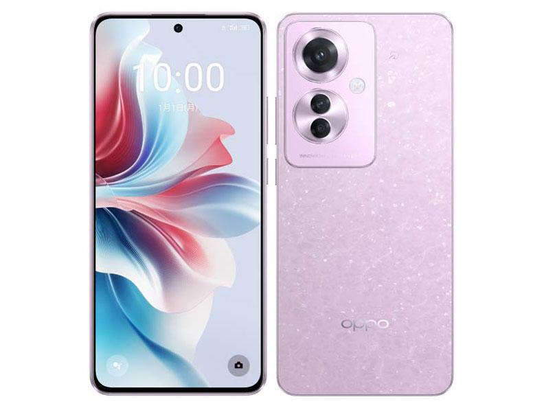 CPH2603PL 【防水・防塵・おサイフケータイ】OPPO Reno11 A コーラルパープル「CPH2603PL」MediaTek Dimensity 7050 6.7インチ・メモリ/ストレージ:8GB/128GB nanoSIM x2 eSIM対応 ドコモ/au/ソフトバンク SIMフリー
