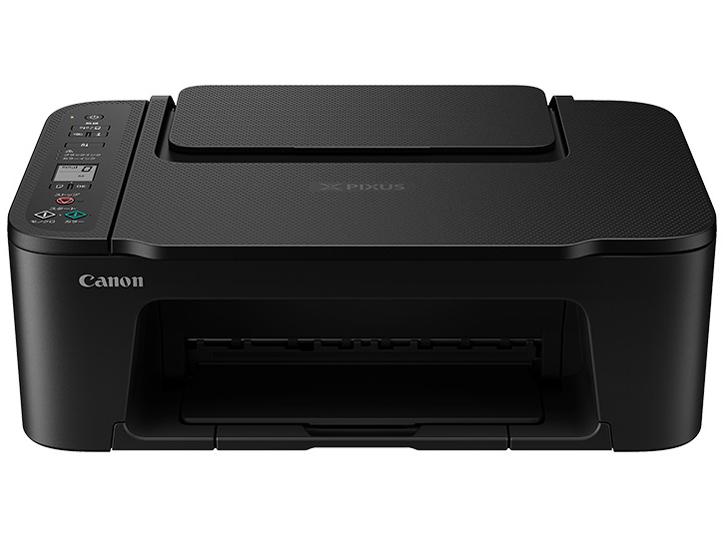 PIXUSTS3730BK キヤノン インクジェット複合機 TS3730 インク4色 染料+顔料 4800×1200～2400 dpi 最大用紙サイズA4 接続(USB)〇 接続(無線LAN)〇 スキャナ機能有り コピー機能有り ブラック