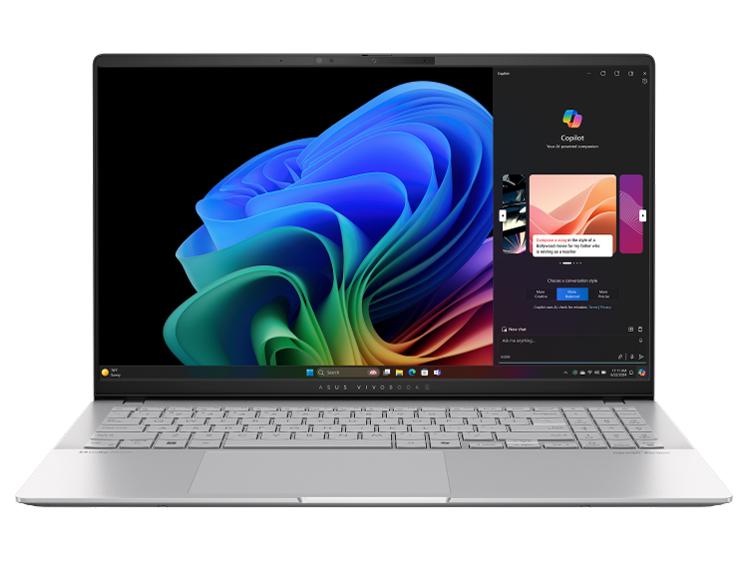 S5507QA-PU165W ASUS VivoBook S 15 S5507QA Windows 11 Home 15.6^iC`j Snapdragon 16GB SSD 512GB 2880~1620`1920 WebJL Bluetooth v5.3 1.0`1.5kg Vo[n