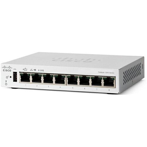 ybN}EgLbgAΉzCatalyst 1200 8-port GE Desktop Ext PS PoE Input(C1200-8T-D)