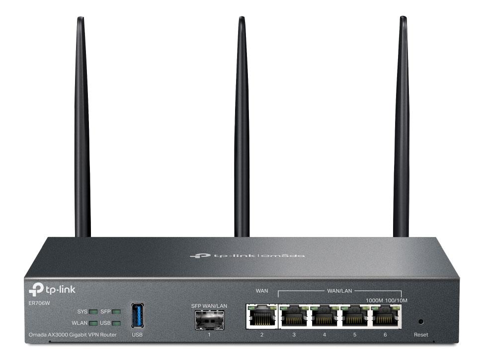 ER706W(EU) MKrbgVPN[^[ WPA/WPA2/WPA3 IEEE802.11a/b/g/n/ac/ax 5|[g 10BASE-T(10Mbps)/100BASE-TX(100Mbps)/1000BASE-T(1000Mbps)