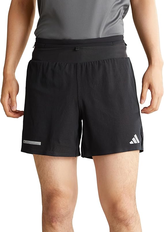 adidas RUNN ULT POCKET SHRT M JNM85 カラー:ブラック(IT3508) サイズ:J/L