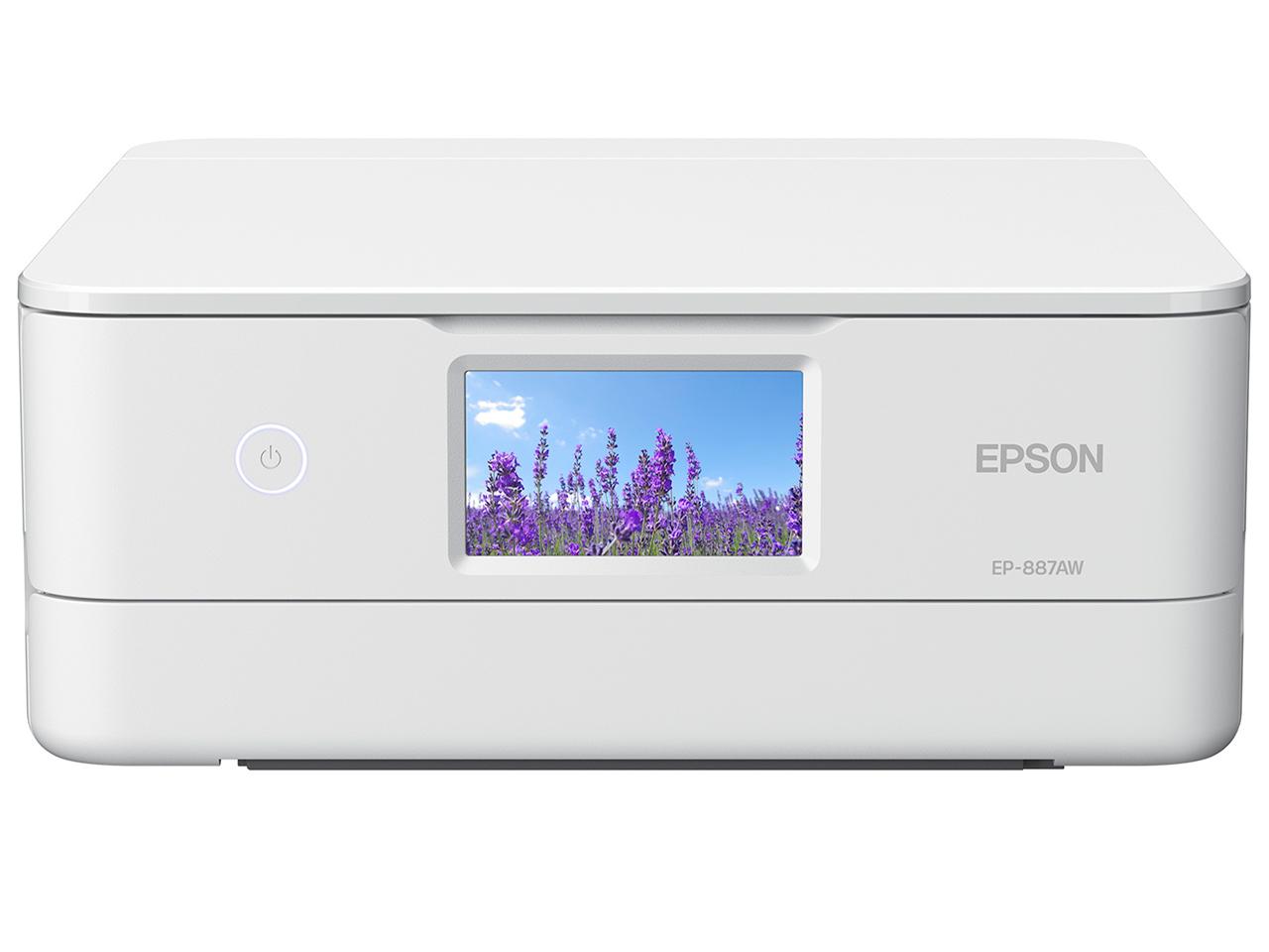 EP-887AW Colorio J[CNWFbgv^[ CN6F  1200~600`4800 dpi őpTCYA4 ڑ(USB)Z ڑ(LAN)Z XLi@\L Rs[@\L zCg