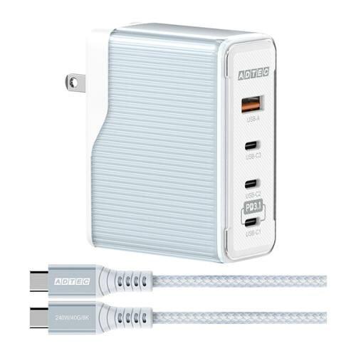 Power DeliveryΉ GaN AC[d/ő150W / Type-A x1/Type-C x3/P[uZbg/u[yAPD-V150AC3-BL-CU4G3z