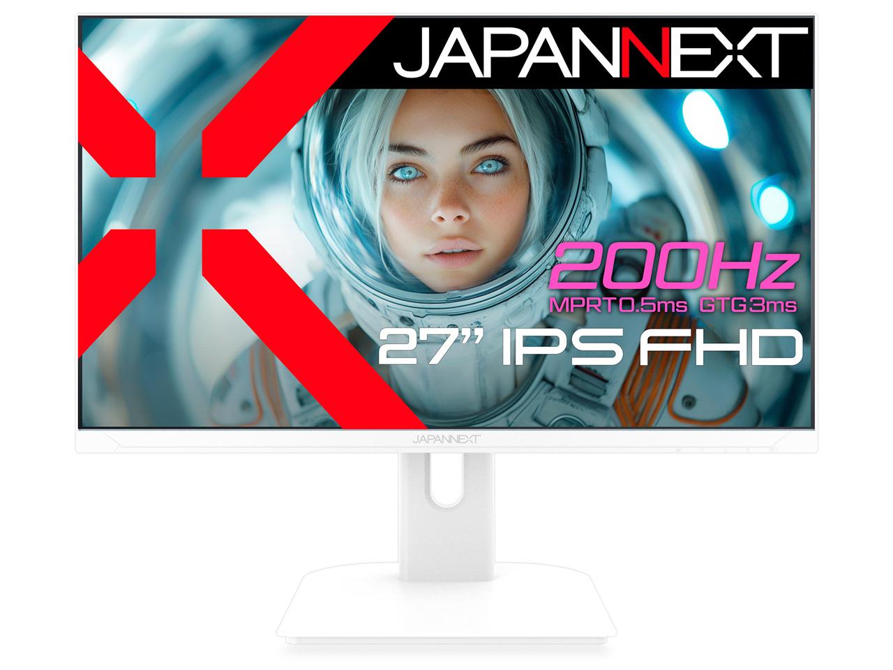 JN-IPS27G200F-W 27.0^ t 1920~1080 Xs[J[ DisplayPort1.2 HDMI2.0~2