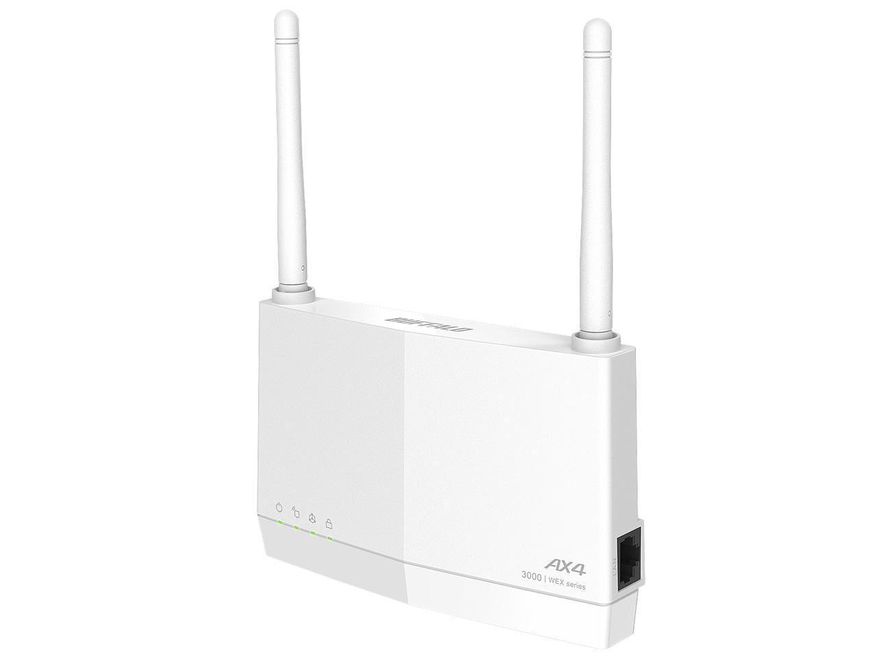 WEX-3000AX4EA CEAEg AirStation HighPower [zCg] LANpL IEEE802.11a/b/g/n/ac/ax WPA3/WPA2/WPA WEP/AES/TKIP 10/100/1000Mbps LLAN|[g:1