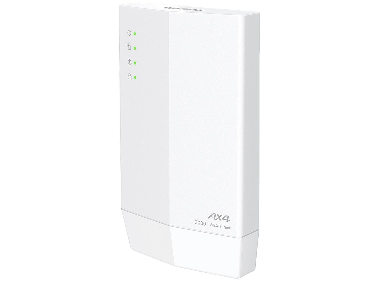 WEX-3000AX4 BUFFALO LANpL IEEE802.11a/b/g/n/ac/ax WPA3/WPA2/WPA WEP/AES/TKIP 10/100/1000Mbps LLAN|[g:1