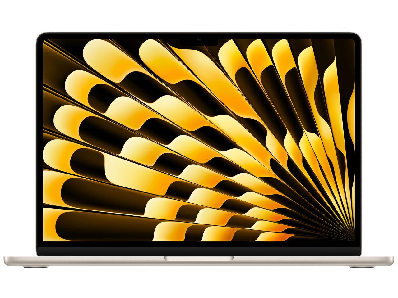 MC8J4J/A APPLE MacBook Air Liquid RetinafBXvC macOS 13.6`13.9^iC`j Apple M3 16GB SSD 256GB 2560~1664 WebJL Bluetooth v5.3 1.0`1.5kg Vo[n