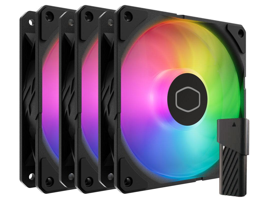 MFX-B2DN-253P2-R2 (SickleFlow Edge 120 ARGB 3-Pack Fan Kit)