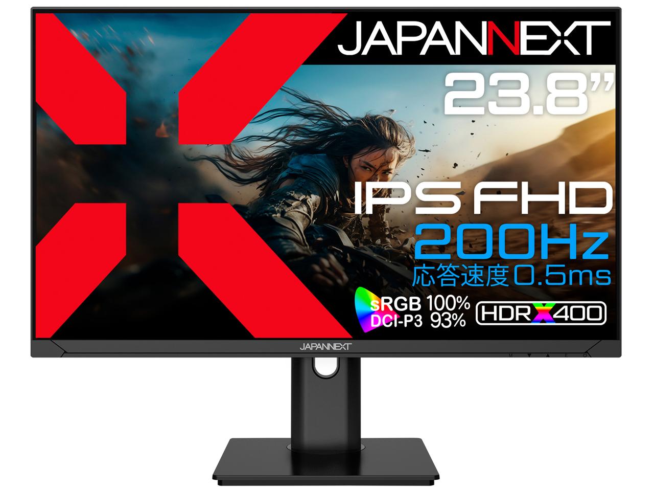 JN-IPS238G200F-HSP 23.8^ t 1920~1080 Xs[J[ DisplayPort1.2 HDMI2.0~2