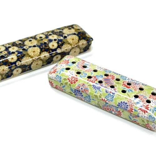 ナカムラ商事 室内用香皿 香線 金麻の葉(本金焼付) （楽天市場