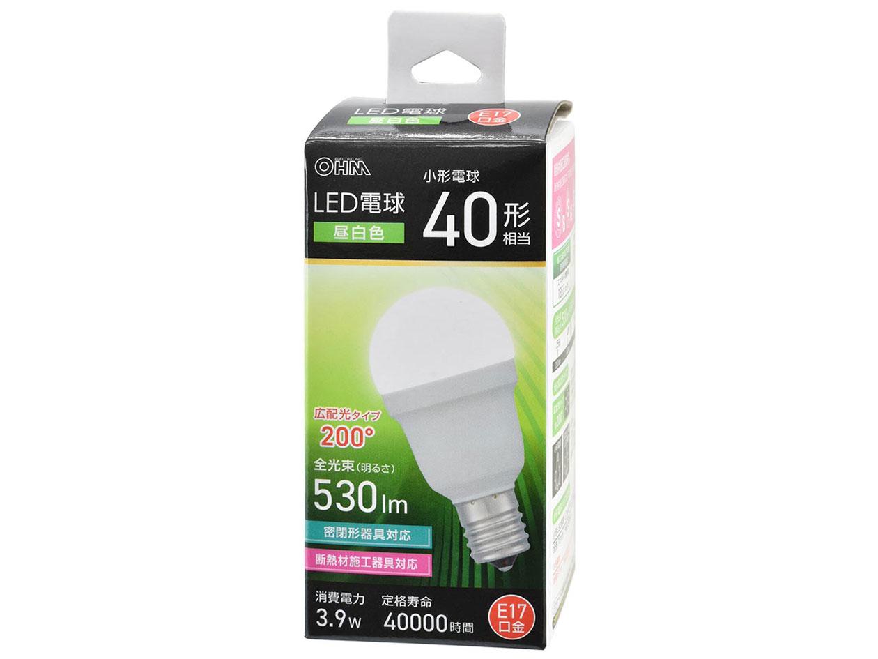LEDd `(40`/F/530 lm/3.9W/E17/Ra83/Lz200/`Ή/fMގ{HΉ) LDA4N-G-E17 IS53