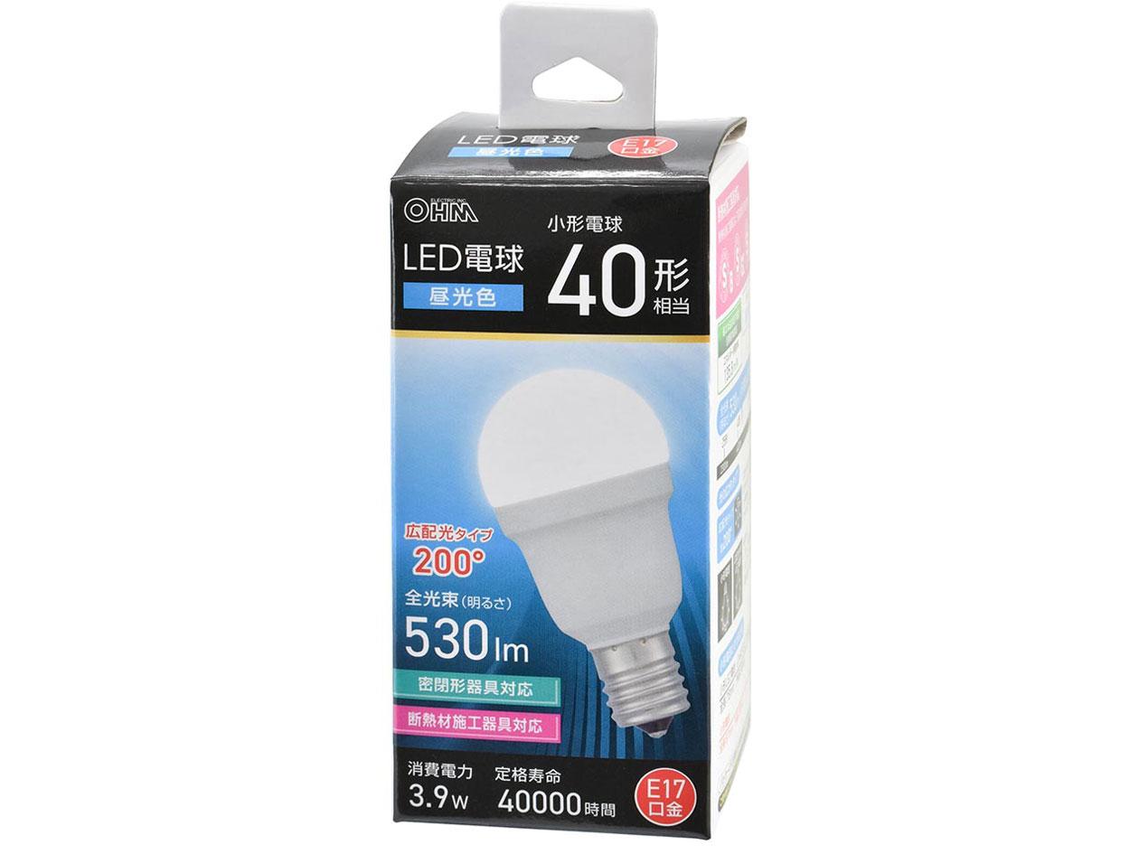 LEDd `(40`/F/530 lm/3.9W/E17/Ra83/Lz200/`Ή/fMގ{HΉ) LDA4D-G-E17 IS53
