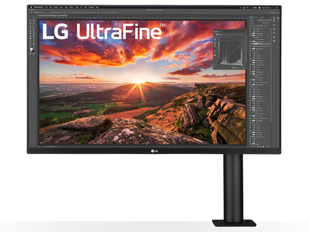 32UN880K-B 31.5^ 4K IPS GSA[ t 3840~1080`2160 Xs[J[ DisplayPort1.4 HDMI~2 USB ^CvC ubNn