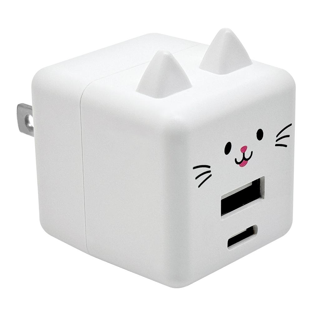 RACCA20W03MCC oɂ[ AC[dType-C USB-A PD20W X^oii  RACCA20W03MCC [2|[g /USB Power DeliveryΉ]