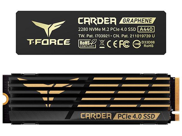 Team CARDEA A440 PCIe Gen4 x4 NVMe M.2 SSD 1TB ; 7,000 MB/s / 5,500MB/s ; 650K/700K IOPS; 700TBW   (TM8FPZ001T0C327)