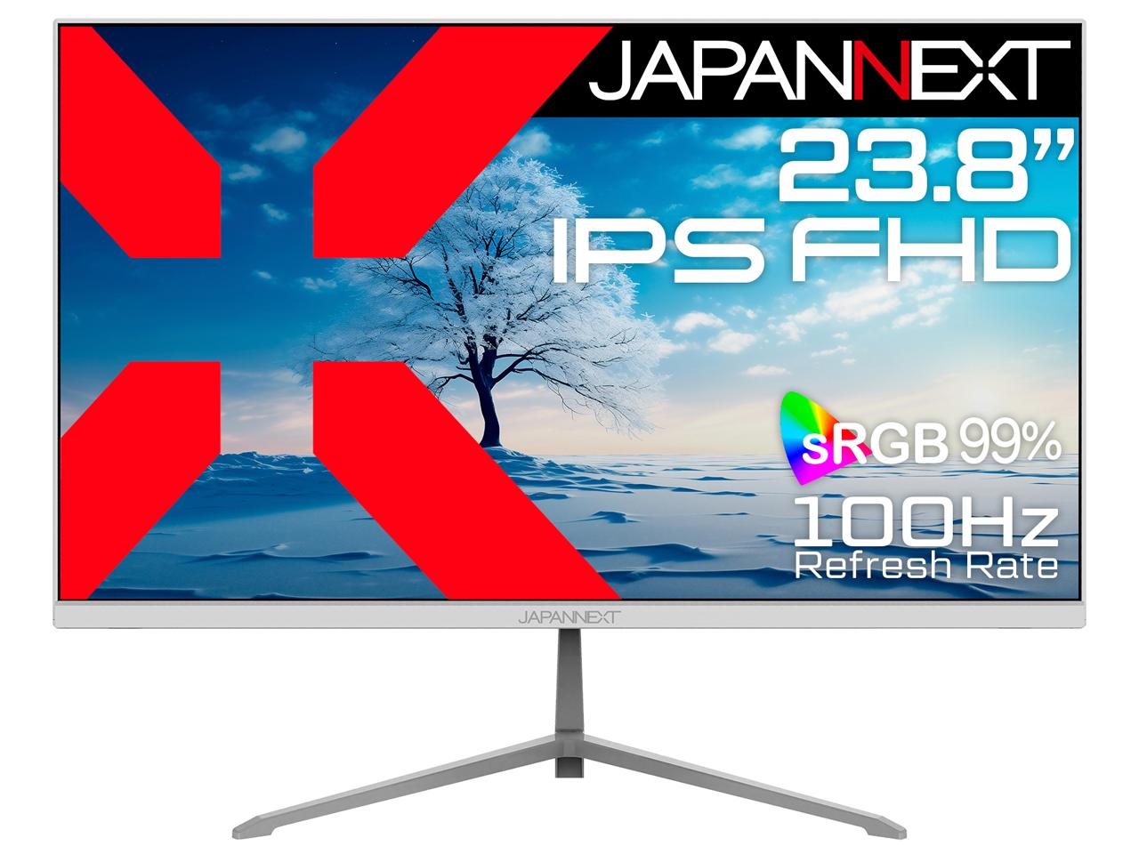 JN-IPS238FHD2-C6-W 23.8^ t 1920~1080 Xs[J[ DisplayPort1.4 HDMI2.0 USB ^CvC zCgn
