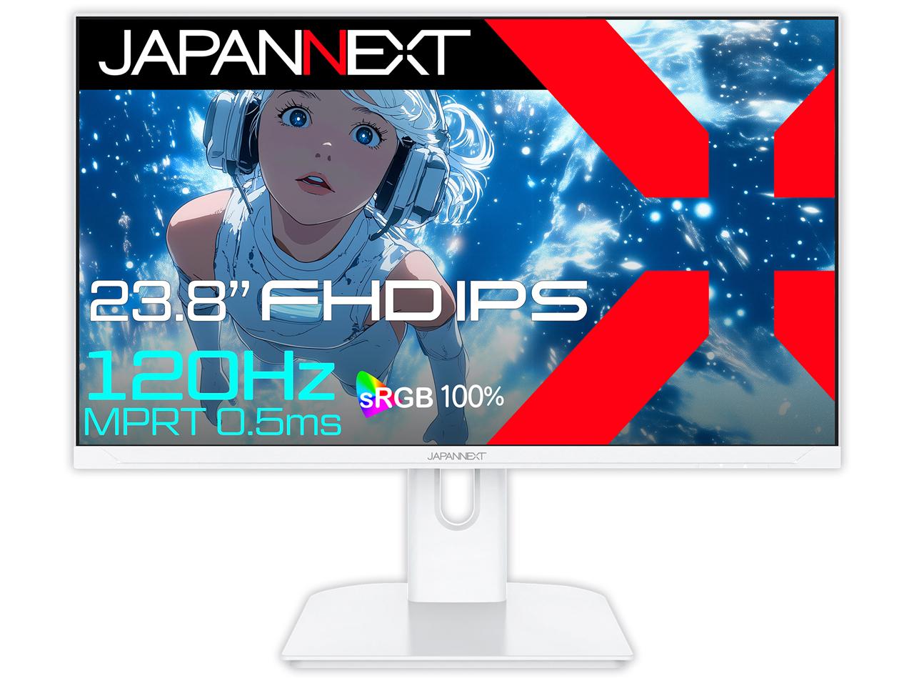JN-IPS238G120F-W 23.8^ t 1920~1080 Xs[J[ D-sub HDMI1.4