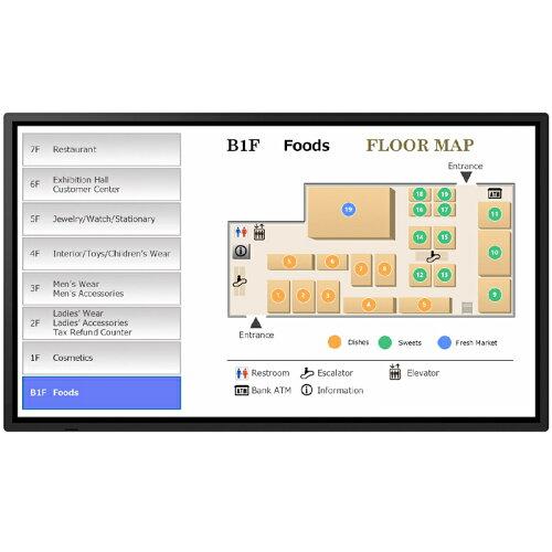 43V�^4K�^�b�`�f�B�X�v���C BIG PAD/3840�~2160/HDMI�AUSB-C/��/�X�s�[�J�[�L/500cd/m2/Android OS����/�c��/18����/�X�^���h�L/�����I���T�C�g3�N�ۏ�(PN-LM431)