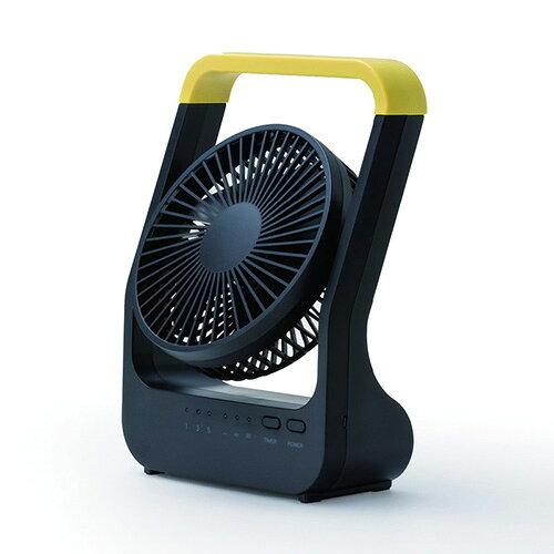 TOPLAND SFY-59BK どこでもFAN DCモーター搭載 3段階風量調節 ハンドル付 ブラック(SFY-59)