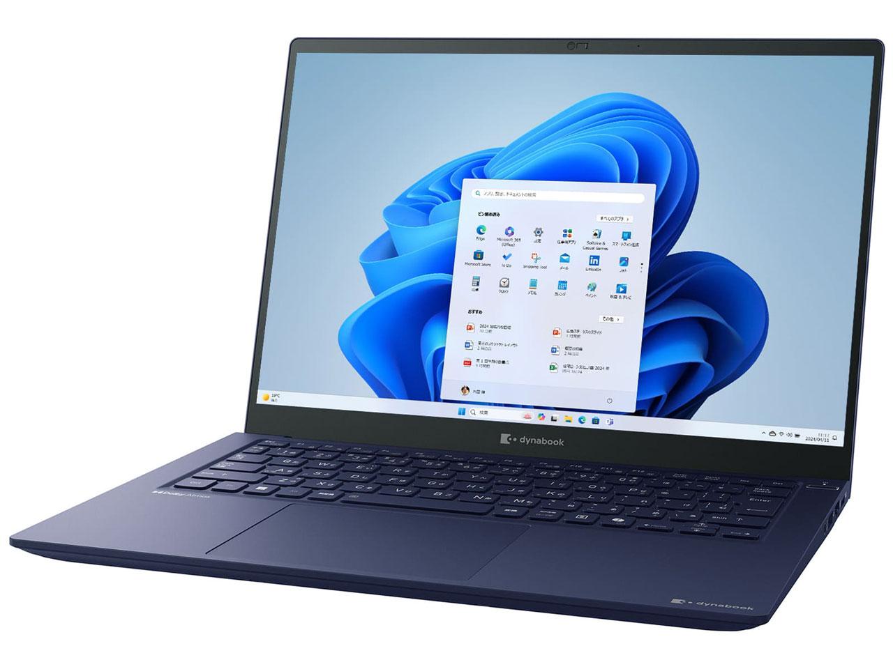 P1R8YPBL Dynabook dynabook R8 Windows 11 Home 14.0^iC`j Core Ultra7 16GB SSD 512GB 1920~1200 WebJL Bluetooth v5.3 OfficeL 1.0kg u[n