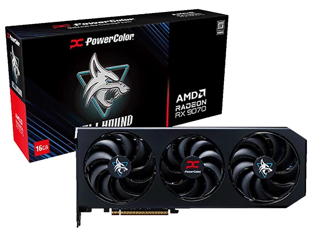 Hellhound AMD Radeon RX 9070 16GB GDDR6 OtBbNJ[h/2Xbg gvt@N[[(RX9070 16G-L/OC)