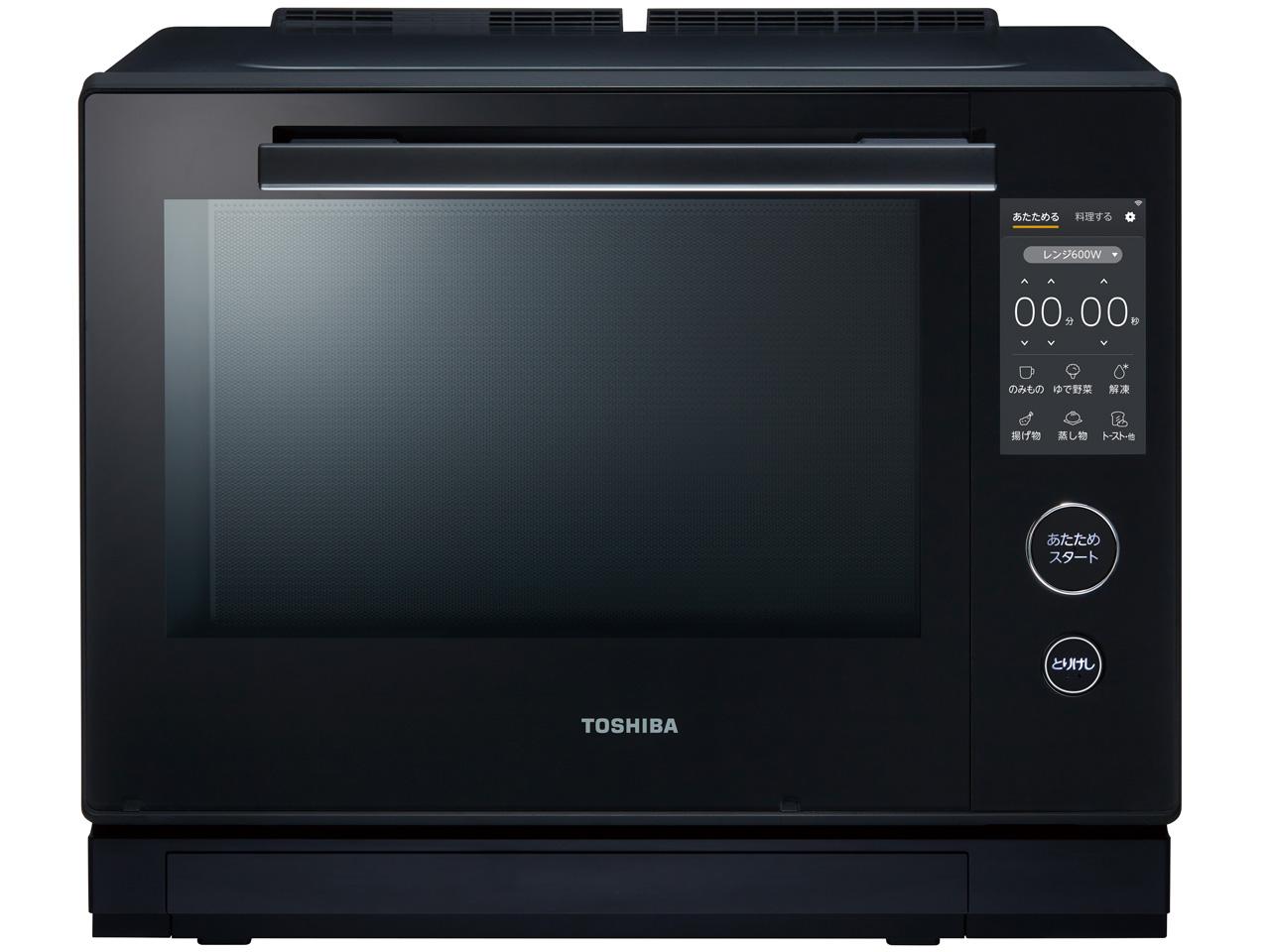 東芝 ER-D7000B(K) 過熱水蒸気オーブンレンジ 石窯ドーム 2段調理対応 30L グランブラック(ER-D7000B)