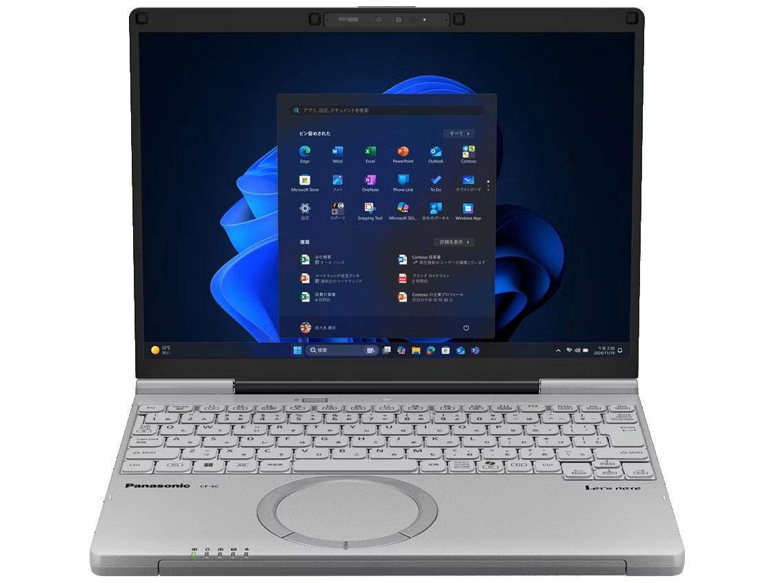CF-SC6ADTCR Panasonic Let's note SC6 Windows 11 Pro 12.0`12.9^iC`j Core Ultra5 16GB SSD 512GB 1920~1280 WebJL Bluetooth v5.3 Office 1.0kg O[n