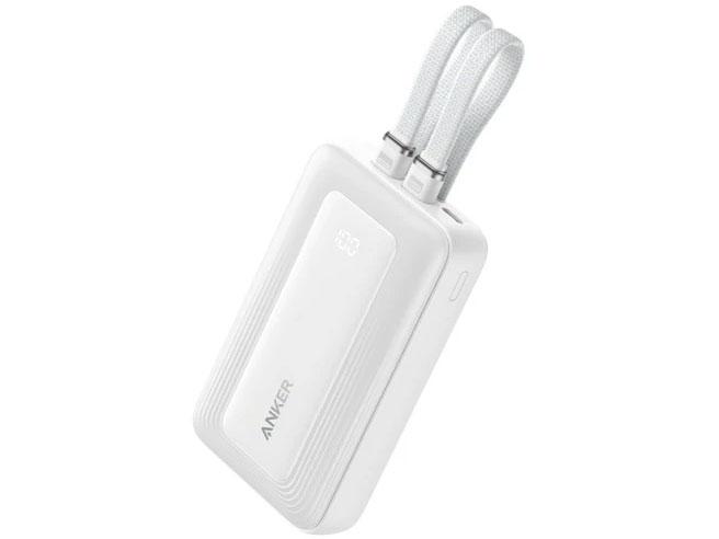 A1680N21 Anker Zolo Power Bank (10000mAh 30W Built-In USB-C / Lightningケーブル) ホワイト A1680N21  ホワイト A1680N21 [USB Power Delivery対応 /4ポート]