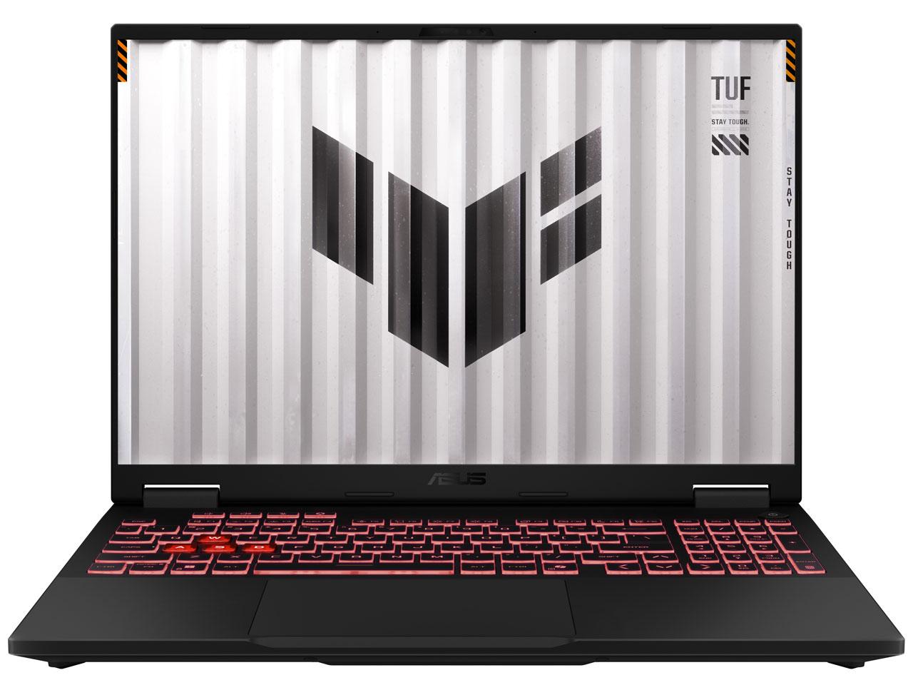 FA608UM-R7R5060 ASUS m[gPC TUF Gaming A16 FA608UM Windows 11 Home 16.0`16.9^iC`j Ryzen 32GB SSD 1TB 1920~1200 WebJL Bluetooth v5.4 Office 2.1`3.0kg O[n