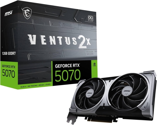 GeForce RTX 5070 12G VENTUS 2X OC [PCIExp 12GB]